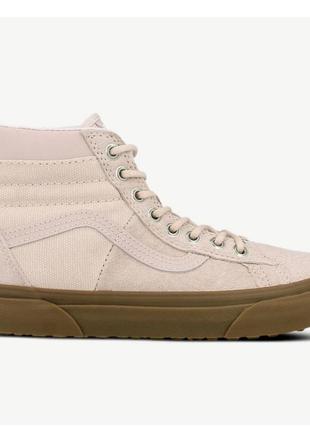 Кеди рожеві vans - sk8-hi 46 mte dx (mte) sepia rose/gum5 фото