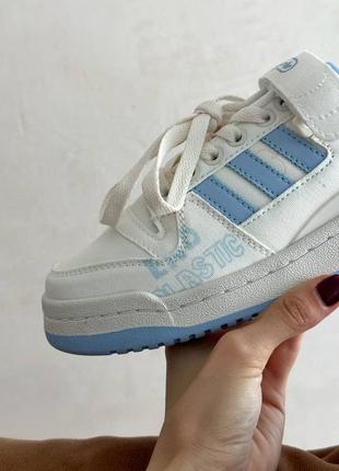 Кросівки adidas forum white/blue 2