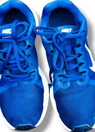 Мужские кроссовки nike, синие, сетка, 40 размер3 фото