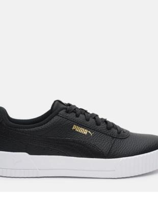 Жіночі кеди низькі puma carina lux l black1 фото