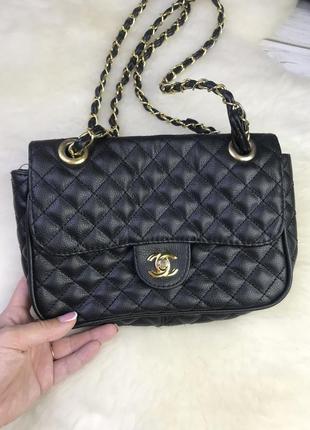 Сумка chanel чёрная1 фото