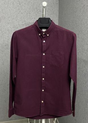 Бордовая рубашка от бренда river island