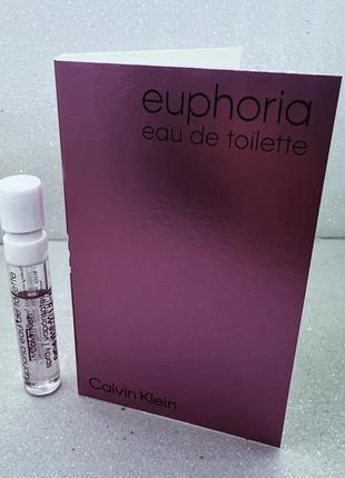 Calvin klein euphoria eau de toilette туалетна вода1 фото