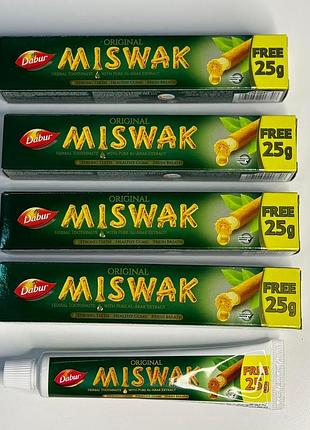 Зубна паста dabur herb'l miswak, 75 г