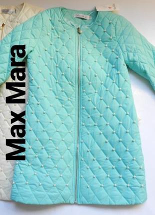 ✅тонке пальто з перлами max mara в наявності тонке пальтице з перлами розмір — плечі 38 см пог 48 см