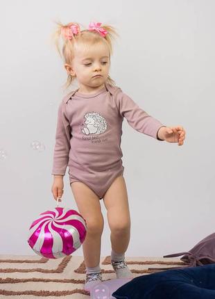 Боді для малюків бавовняний бодік з довгим рукавом бавовна1 фото
