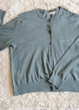 Кардиган кофта легка кольор шалфей віскоза р.м-l стан нової