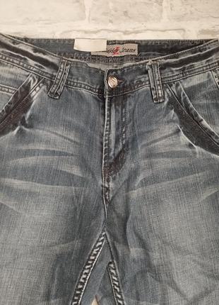 Чоловічі джинсові бриджі2 фото