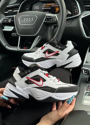 Жіночі кросівки nike m2k tekno  black white red