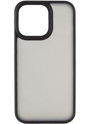 Tpu+pc чехол metal buttons для apple iphone 13 pro (6.1")