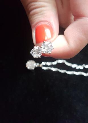 Серьги и подвеска