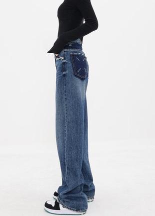 Широкие джинсы5 фото