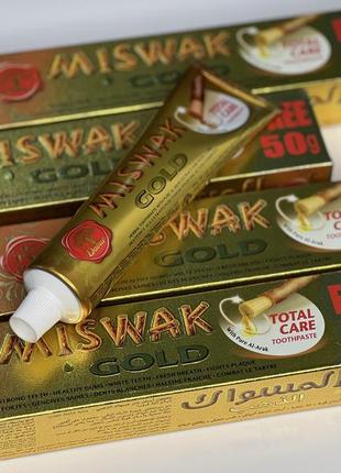 Зубна паста dabur herb'l miswak gold 170г.