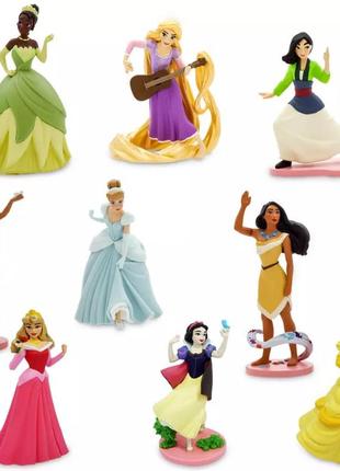 Princess play set - принцессы диснея - disney deluxe figure play set