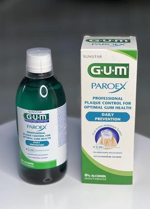 Ополіскувач ротової порожнини gum paroex 0,06% 500мл