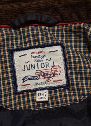 Junior демисезонная стеганная курточка 1-2 года демісезонна куртка8 фото