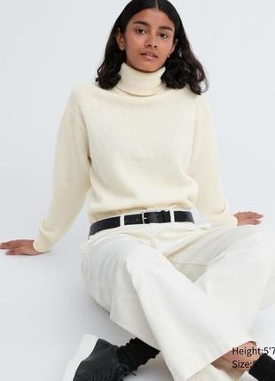 Гольф светр преміум-класу з овечої вовни lambswool uniqlo