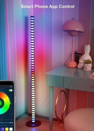 Напольная угловая led лампа rgb magic 2 bluetooth usb with app