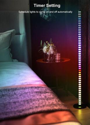 Напольная угловая led лампа rgb magic 2 bluetooth usb with app