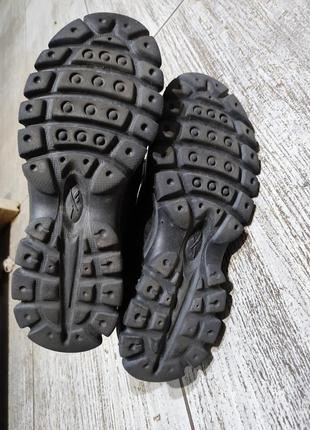 Ботинки кожа на шнуровке высокие берцы мартинсы грубая подошва тракторная черные ботінки шкіра черевики шкіряні6 фото