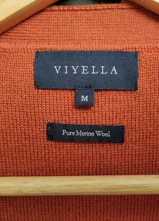 Вовняна жилетка viyella - 100% merino wool, мериносова жилетка2 фото