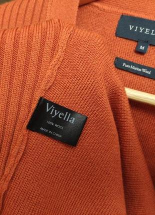 Вовняна жилетка viyella - 100% merino wool, мериносова жилетка3 фото
