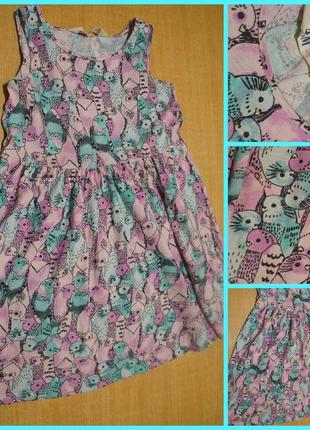 H&m летнее платье 4-6 лет літня сукня сарафан