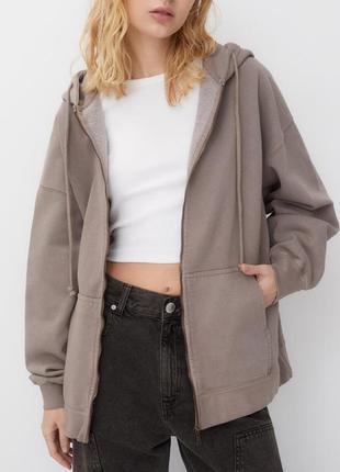 Худи оверсайз pull & bear