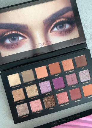 Палетка huda beauty deser dusk eyeshadow new nude palette ofra cosmetics помала румяна