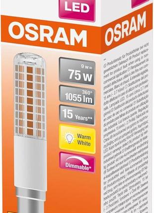 Osram led superstar special t slim, патрон b15d, тонкая светодиодная специальная лампа с возможностью затемнен