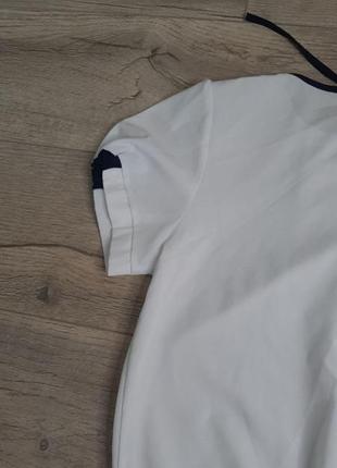 Школьная блуза белая с коротким рукавом5 фото