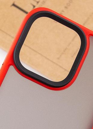 Tpu+pc чохол metal buttons для apple iphone 12 pro max (6.7") 5