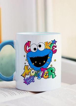 Чашка cookie monster
