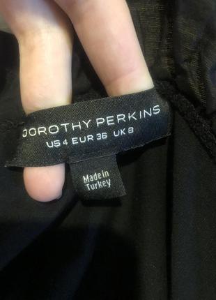 Блуза черная с рюшем блузка dorothy perkins4 фото