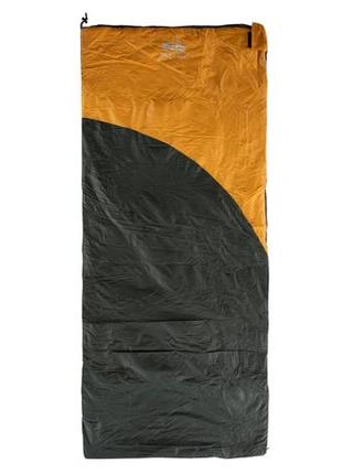 Спальний мішок tramp airy light ковдра з капюш лівий yellow/grey 190/80 utrs-056-l