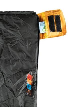 Спальный мешок tramp airy light одеяло с капюшом левый yellow/grey 190/80 utrs-056-l7 фото