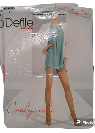 Колготки defile, 40 den, розмір 3, без шортиків