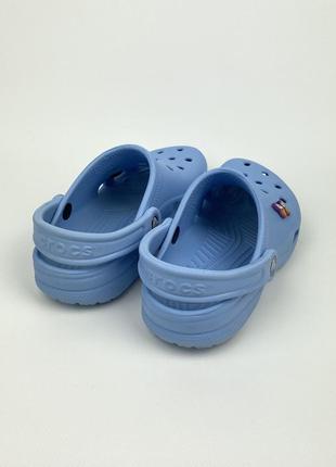 Кроксы crocs оригинал голубые синие размер m4 w6 36 - 37 тапки тапочки сланцы4 фото