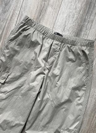 Карго штани брюки з нейлону широкі з карманами zara cargo pants10 фото