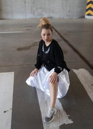 Стильная объемная клешевая юбка юбка баллон4 фото