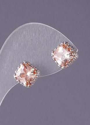 Сережки з кристалами