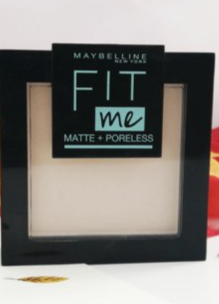 Maybelline fit me! компактна матуюча пудра