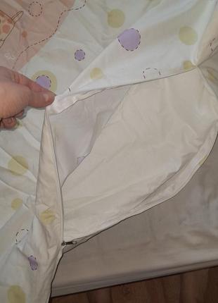 Новое детское синтепоновое одеяло с пододеяльником 90×120 см2 фото