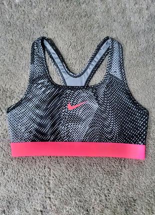 Nike dri-fit спортивний топ з лого на резинці3 фото