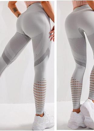Спортивні жіночі легінси для фітнесу бігу йоги лосини легінси розмір m4 фото