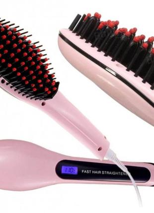 Гребінець випрямляч fast hair straightener, гофре плойка прасок для волосся, праска для вирівнювання