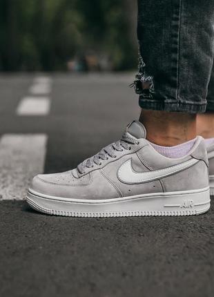 Кросівки nike air force lou luxury suede 
“sweet grey “ кроссовки6 фото