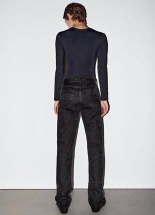 Модні джинси zara relaxed fit straight leg mid rise2 фото