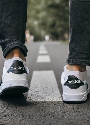 Кросівки adidas new forum “white\black” кроссовки3 фото