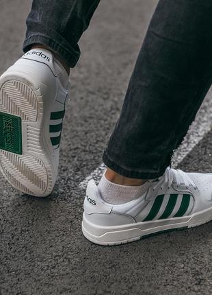 Кросівки adidas new forum “white\green” кроссовки2 фото